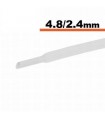 Tub termocontractibil alb 4.8mm/ 2.4mm 0.5m
