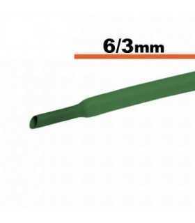 Tub termocontractibil verde 6mm/ 3mm 0.5m