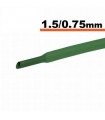 Tub termocontractibil verde 1.5mm/ 0.75mm 0.5m