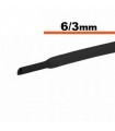 Tub termocontractibil negru 6mm/ 3mm 0.5m