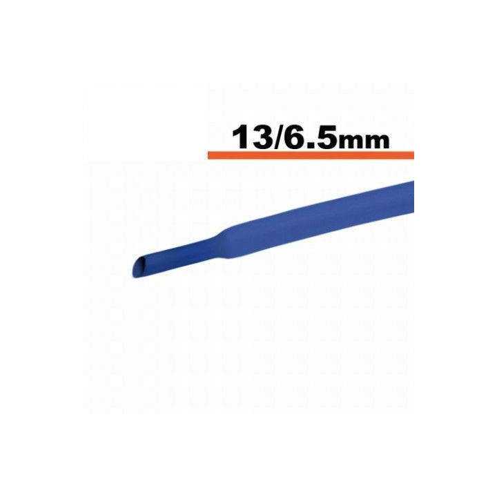Tub termocontractibil albastru 13mm/ 6.5mm 0.5m