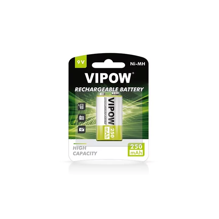 Acumulator 9V 250mAh Ni-Mh Vipow BAT2006