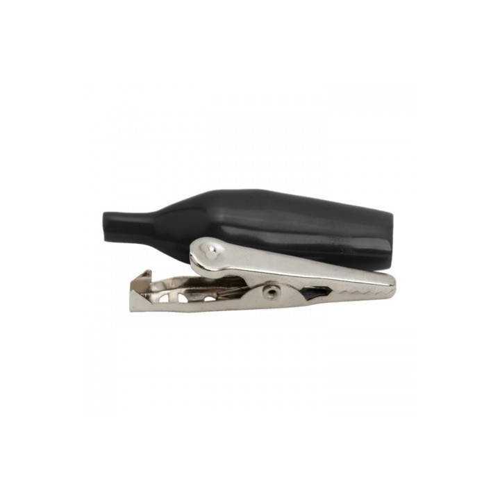 Clips crocodil 48mm negru Goobay