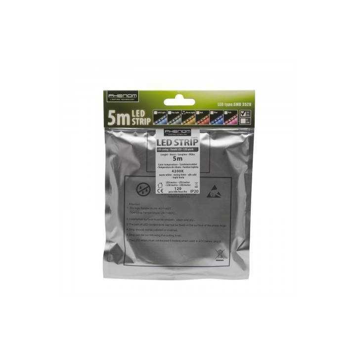 Banda LED 5m 120 Leduri alb mediu Phenom