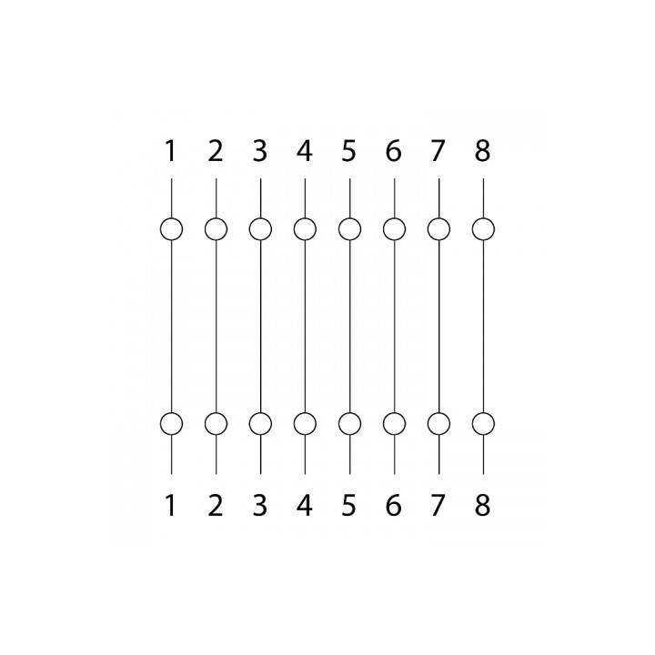 Adaptor prelungire RJ45 mama-mama 8p8c cat5 alb Goobay