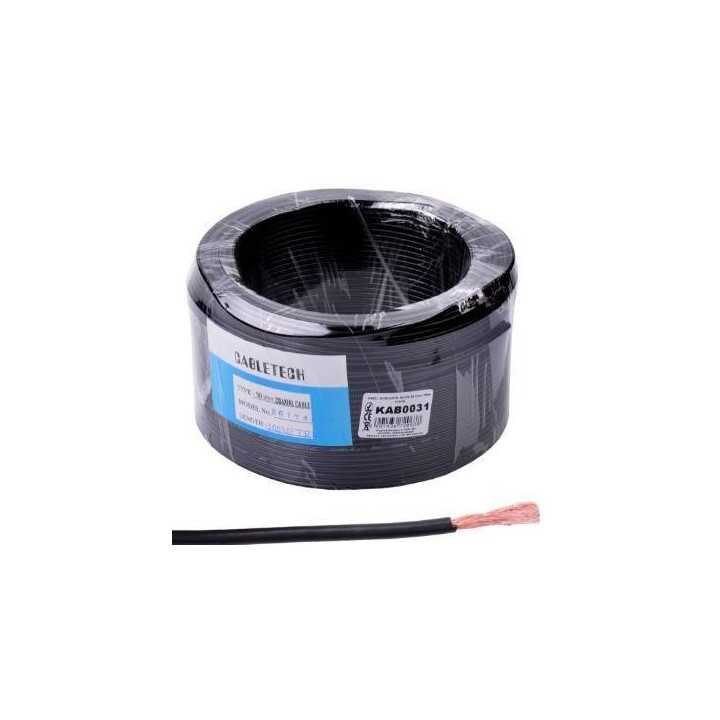 Cablu coaxial RG174 50 ohmi 2.8mm PVC negru CABLETECH
