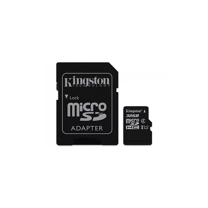 MicroSD Card 32GB Clasa 4 cu SDHC adaptor Kingston