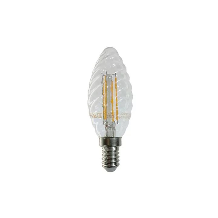 Bec E14 LED cu filament LED 4W 2700K spirala V-TAC