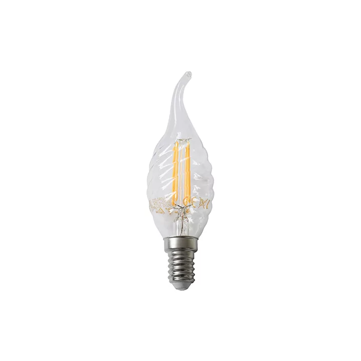Bec E14 cu filament LED 4W 2700K spirala V-TAC