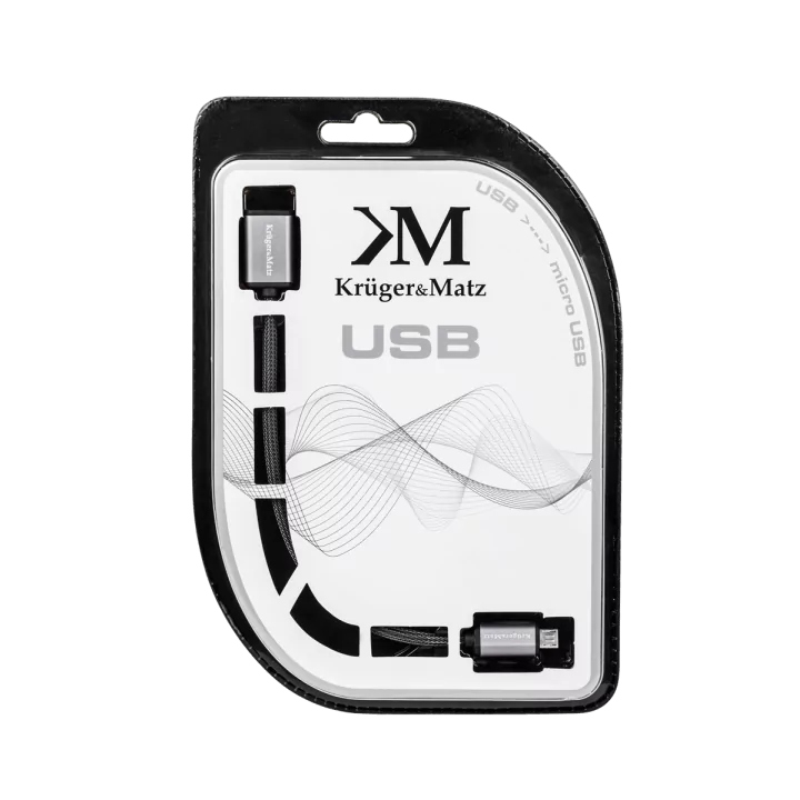 Prelungitor USB la micro USB 0.2m Profesional Kruger&Matz