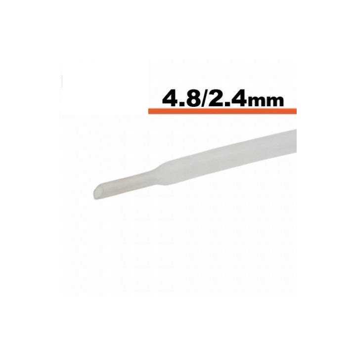 Tub Termocontractibil Transparent 4.8mm/ 2.4mm 0.5m