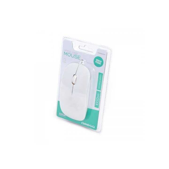Mouse optic Usb 1000dpi alb Omega