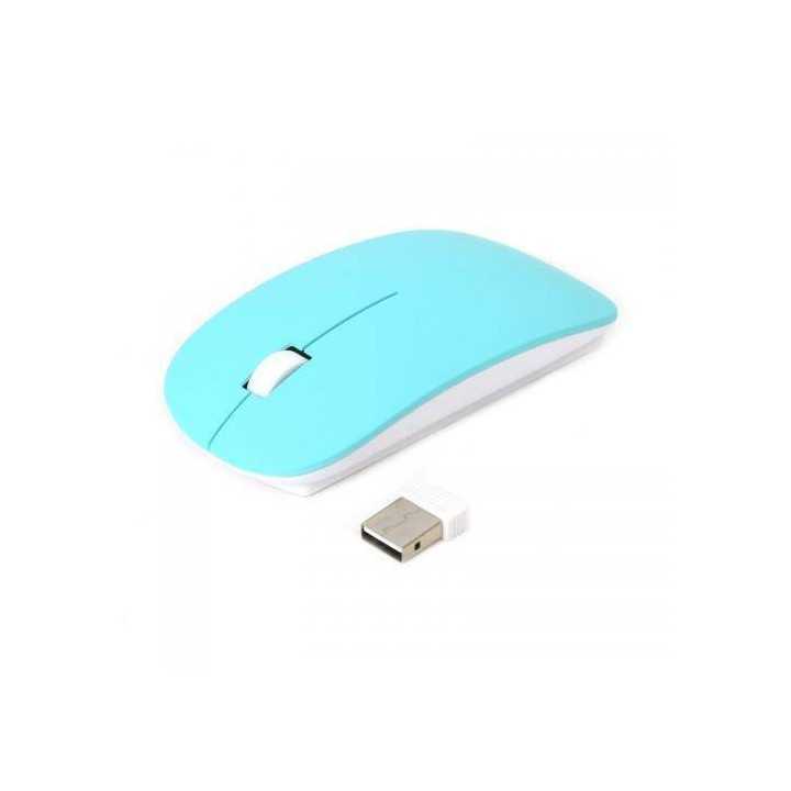 Mouse wireless USB 1000dpi albastru Omega