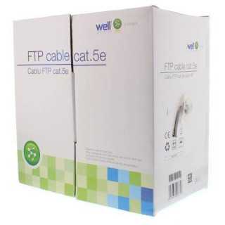 Cablu FTP CAT5e 8 fire din cupru 0.50mm Well