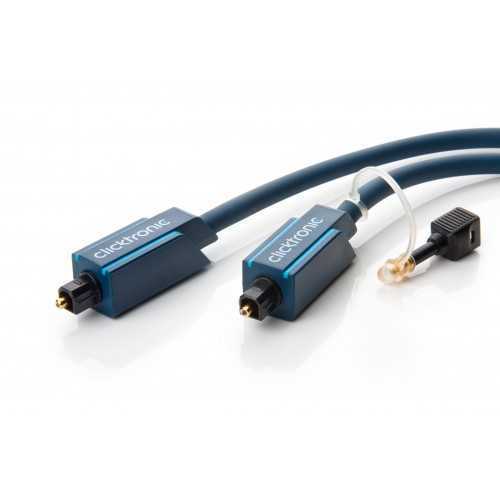 Cablu optic Toslink - Toslink plus adaptor 3.5mm 15m Clicktronic