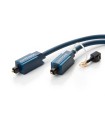 Cablu optic Toslink - Toslink plus adaptor 3.5 mm 15m Clicktronic