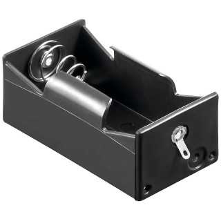 Suport baterie D R20 1buc cu contacte pentru lipire Goobay