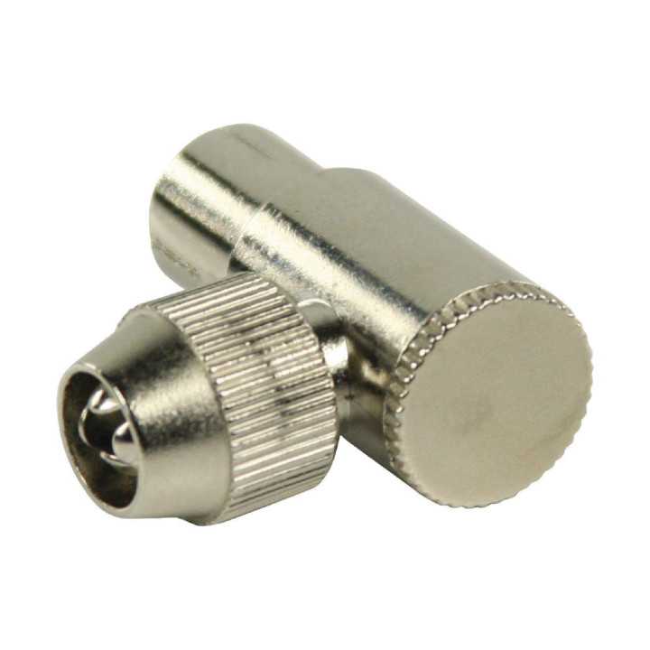 Conector coaxial profesional mama cotit Valueline