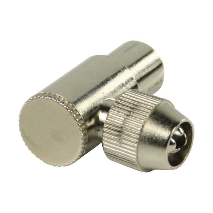 Conector coaxial profesional mama cotit Valueline