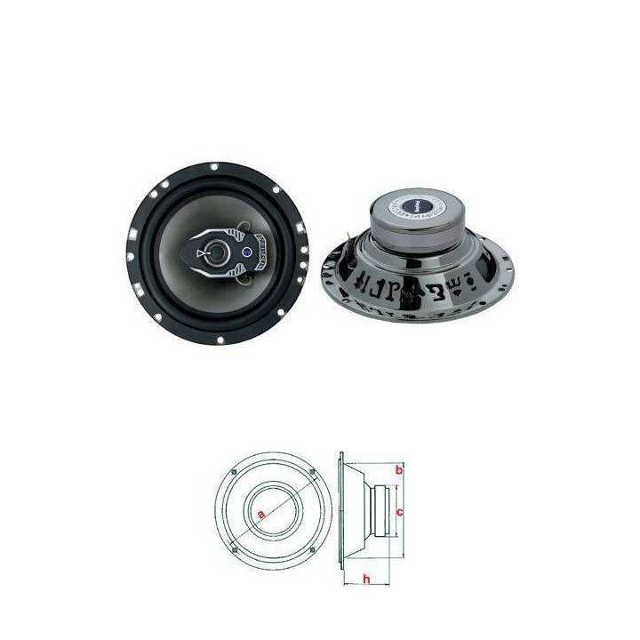 Set difuzoare 6.5" 16.25cm 100W PEIYING