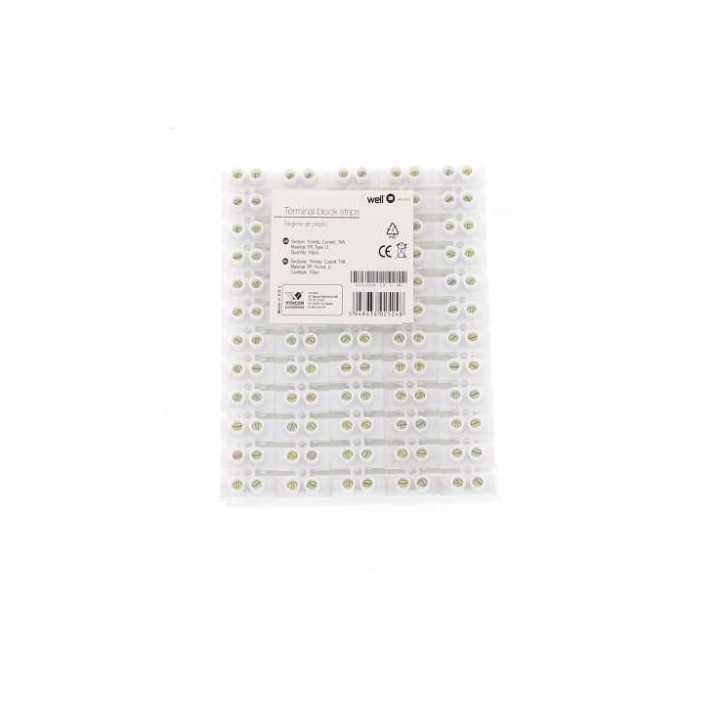 Reglete sir plastic 10mm 10A forma U 12buc Well