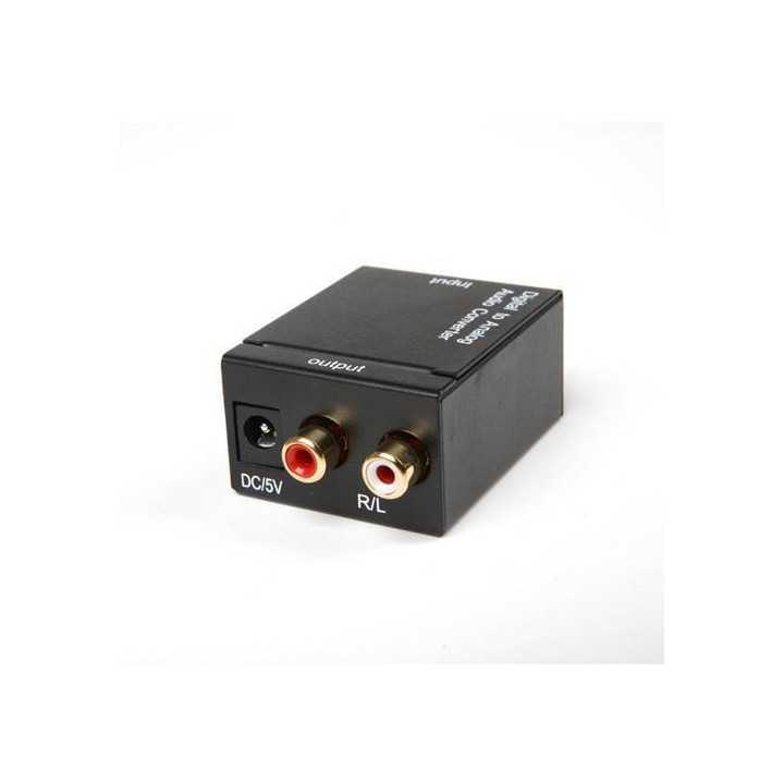 Convertor Digital la Analog Audio Digital RCA/TOSLINK la 2x RCA