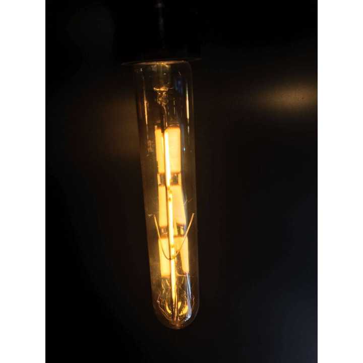 Bec LED T30 E27 cu filament 6W 2200K alb cald V-TAC