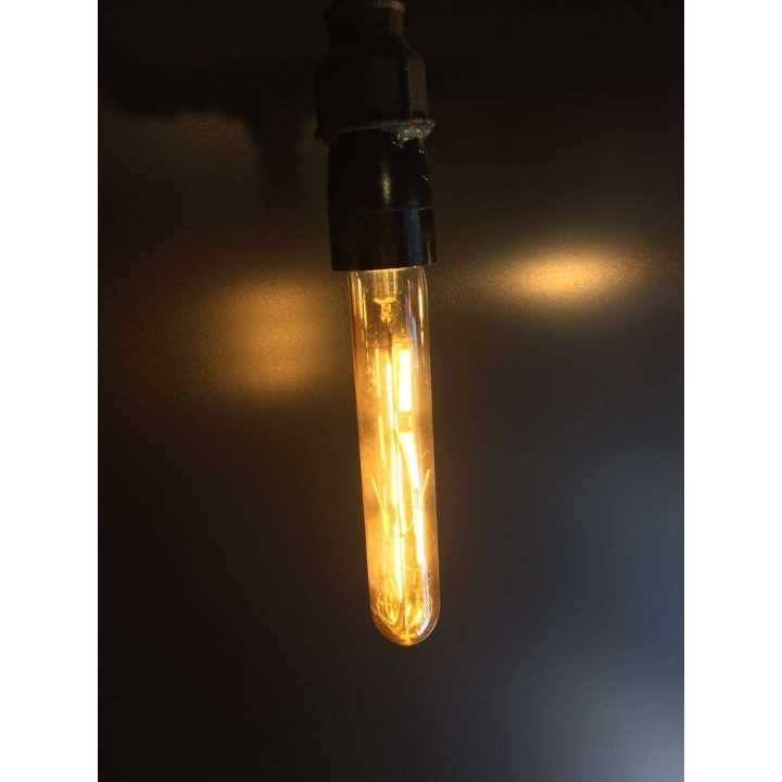 Bec LED T30 E27 cu filament 6W 2200K alb cald V-TAC