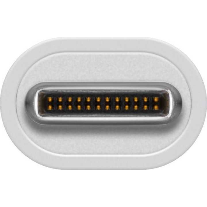 Adaptor USB 3.0 A mama - USB Type C tata alb Goobay