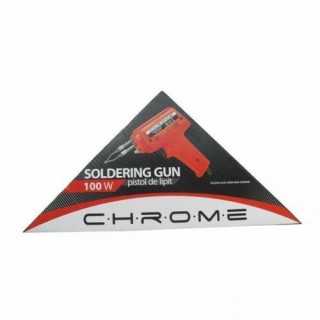 Pistol de lipit 100W in cutie CHROME