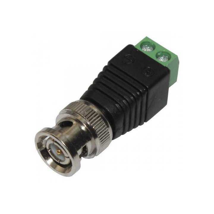 Mufa alimentare tata BNC bloc terminal pentru CCTV cu surub rapida regleta