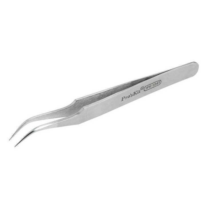 Penseta cu varf curbat 120mm ProsKit