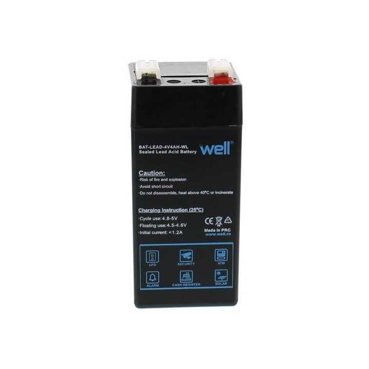 Acumulator plumb acid 4V 4Ah Well
