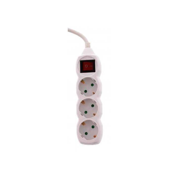 Prelungitor 3 cai 5m cu intrerupator 3xG1.5mmp Well