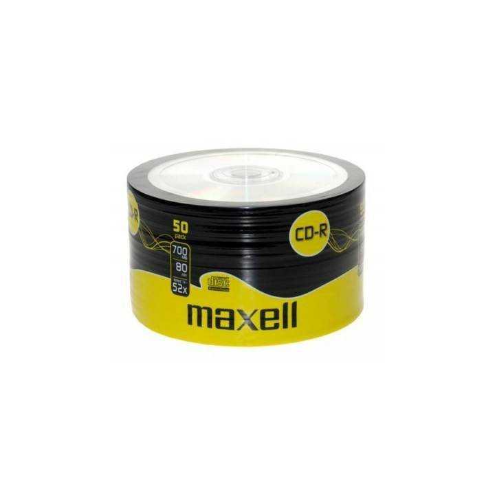 CD-R printabil 700MB 52x 50buc pe folie Maxell