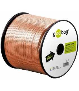 Cablu boxe 2x1.5mm transparent CCA Goobay