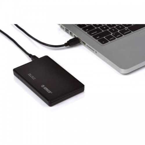 Rack 2588US Black USB 2.0 Tool Free 2.5" SATA External Enclosure Orico