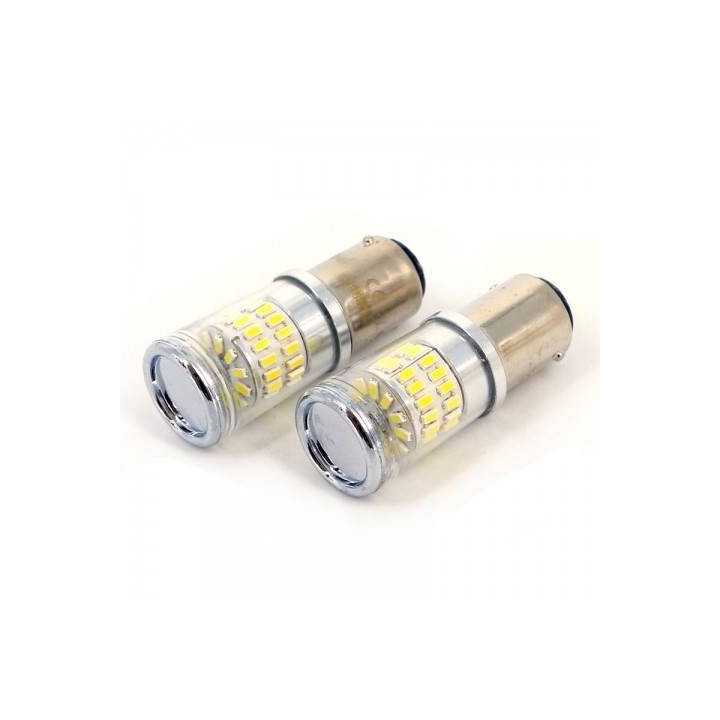 LED de frana STOP +FRANA CANBUS BA15D 12V 3.5W 400lm 6000K set 2buc CAN124 Carguard