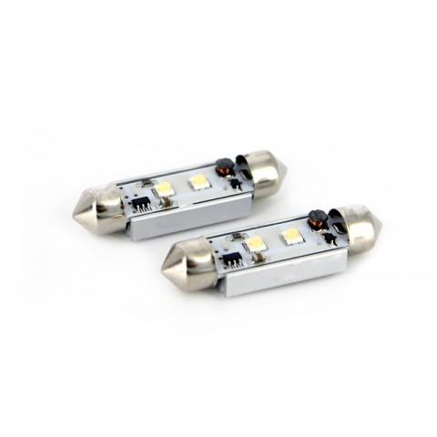 LED Sofit 41mm CAN-Bus Cree Chip 12V plafoniera numar de inmatriculare CAN112 set 2buc Carguard