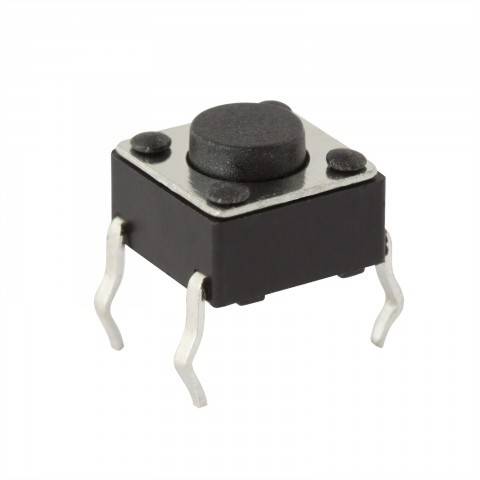 Microintrerupator 1 circuit 0.05A 12VDC OFF-(ON) buton 2.5 mm fara retinere