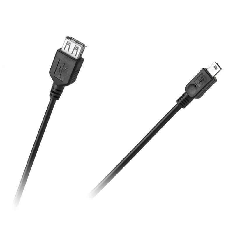 Cablu miniUSB 1m USB mama – mini USB tata Cabletech