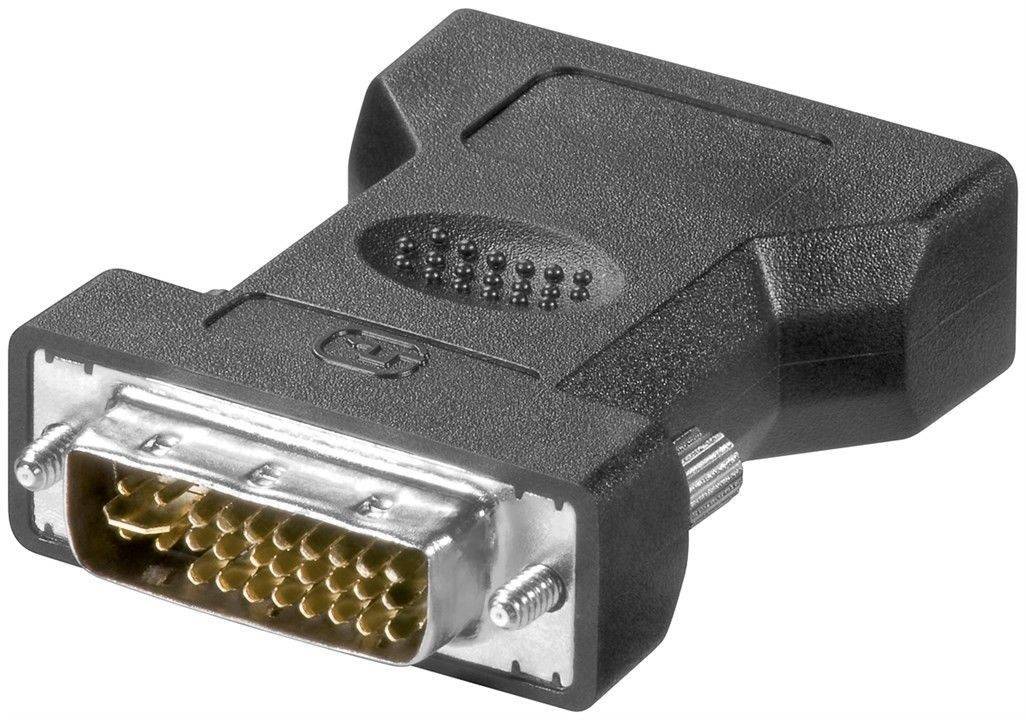 Adaptor DVI-I 24+5 tata la 15 pini HD mama VGA Goobay