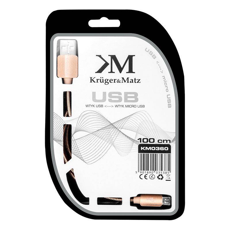 Cablu USB - micro USB 1m KRUGER&MATZ