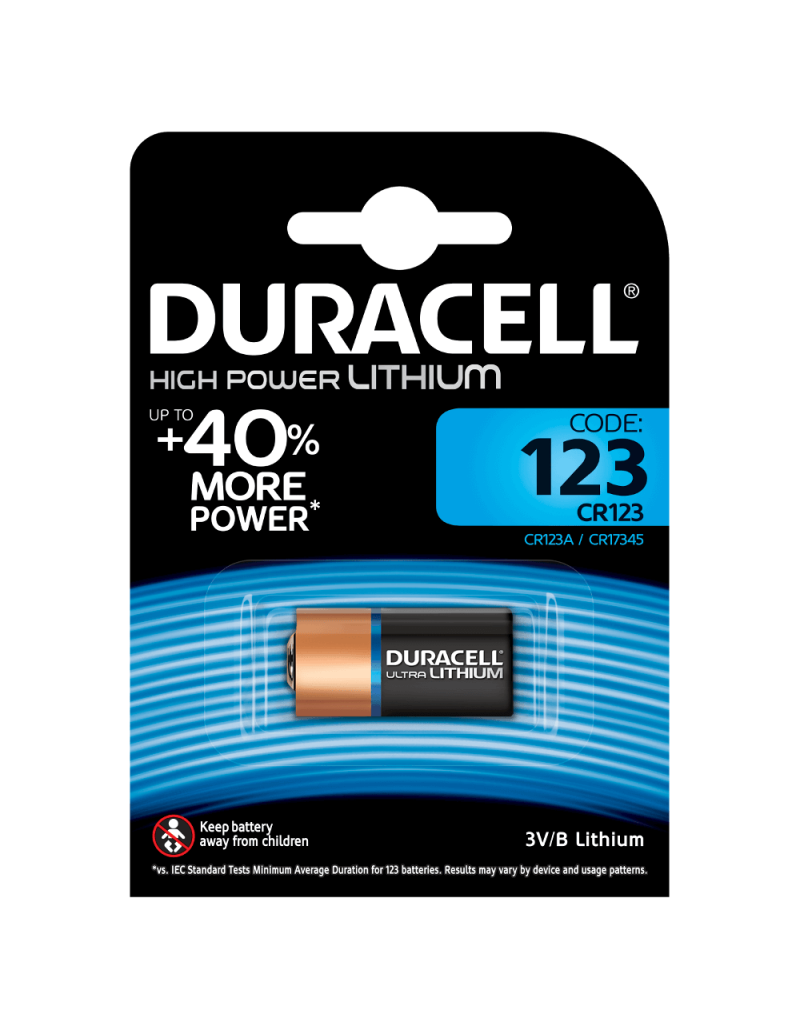 Baterie DURACELL CR123 3V LITIU 16.8x3.45mm