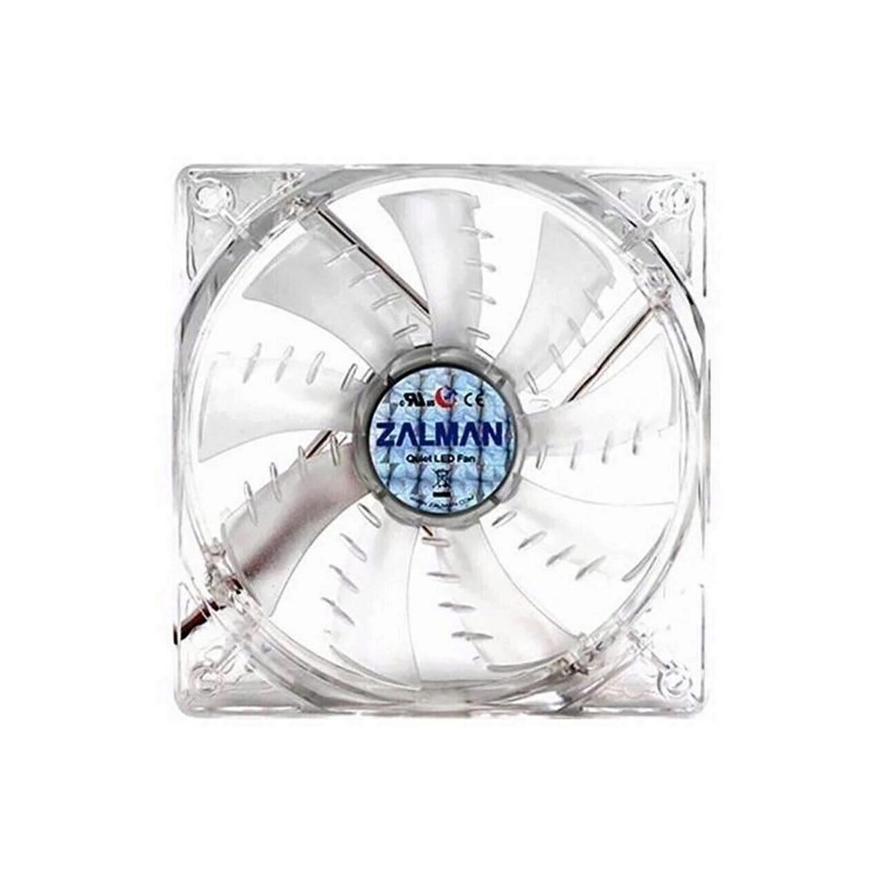 Ventilator Zalman ZM-F1 LED(SF) 80mm Shark Fin iluminare albastra
