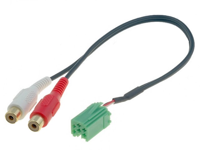 Cablu adaptor Aux RCA Renault 4CarMedia