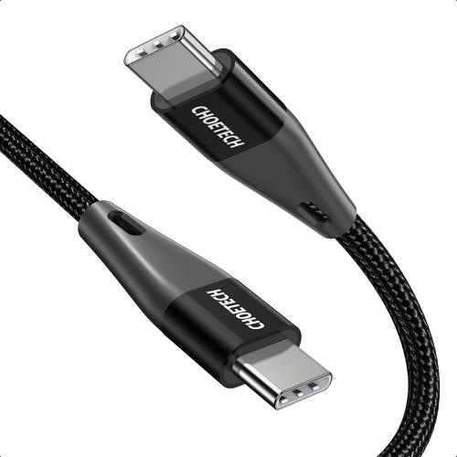 Cablu USB Type C - USB Type C Choetech XCC-1003 PD 60W 1.2m negru