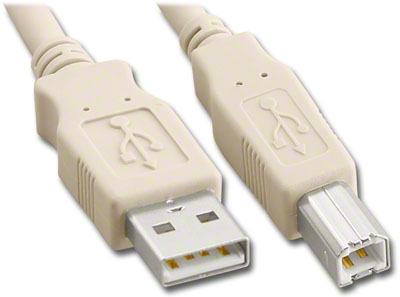 Cablu USB 2.0 A la USB B pentru impimanta 1.8m crem Micro Connect Gembird