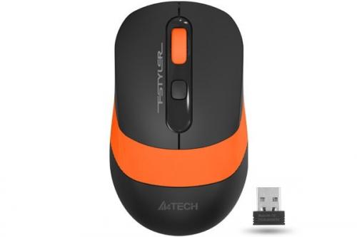 Mouse wireless A4Tech FG10 gaming 2000DPI USB portocaliu