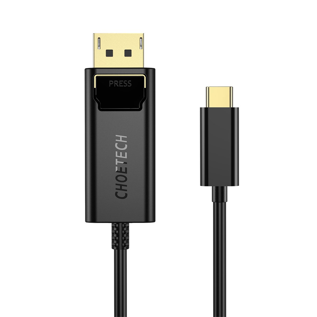 Cablu USB TYPE C – Displayport Choetech XCP-1801 1.8m negru